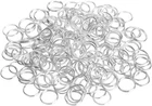 100 Pieces 10MM Silver Plated Split Rings Smooth Round Edge Key Chain Doub New. Price: $9.40.
