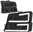 Led Drl Headlight Bumper Lamp For 03-06 Silverado 1500-3500 Avalanche 2500 New. Price: $143.99.