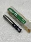 3/8 Hanita Widia Carbide End Mill, 1/2 Oal, 4 Flute, Tialn, .030 Radius New. Price: $34.99.