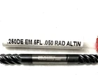 Arch 1/4" 5FL Corner Radius End Mill .050"R Double Solid Carbide Altin New. Price: $24.00.
