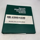 Signode Short Frame Power Strapping Machine Operation Parts Manual HB-4300 4330 Used. Price: $49.99.