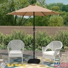 7.5FT Patio Umbrella Vented Canopy Steel Frame Crank Lift Market Shade Outdoor New. Price: $41.11.