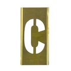 Ch Hanson 10013C Stencil SORT-3" Brass Gothic New. Price: $9.15.