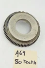 Fellows Gear Shaper 1-3/4" Bore 80 T, Pa 20 Cir 3.756 D+f 112 Used. Price: $79.99.