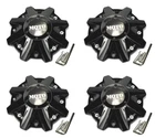 4X New Moto Metal Gloss Black Bolt On Wheel Center Caps 5/6/8 Lug MO201 MO970. Price: $96.00.