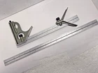 Mitutoyo Combination Square Hardened Heads With 12" 4R And Bonus 18" 16R Blades Used. Price: $195.00.