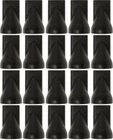 1/2" Black Flat Slot 125 Nozzles (pack Of 20) Loc-line Usa 59891-BLK New. Price: $28.25.