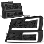 Dna Motoring HL-LB-CSIL03-SM-CL1 Smoked Lens 3D Led Drl Headlight Bumper Lamp... New. Price: $150.21.