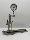 Custom Stainless Steel Pneumatic Laboratory Air Press With Bimba Cylinder Used. Price: $149.99.