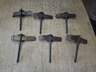 6 Qty. Grizzly G9933 Three Spindle Shaper Inner Table Hold Down Support Spring Used. Price: $199.99.