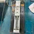 Used-works Good Smc MXW12-150B Slide Table, Pneumatic Press, Guided Cylinder. Price: $125.00.