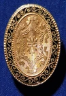 Antique Wordley Allsopp & Bliss 14K Gold Etched Decorative Oval Spring Tie Clip Pre-owned. Price: $438.95.