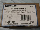 Watts 909M1 Rt Rpz Backflow Preventer Repair Kit 1-1/4 2 Nos Complete New. Price: $100.00.