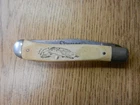 Vintage 1978 Schrade SC503 Lever Lock Single Blade Pocket Knife Trout 7/8" Used. Price: $44.99.