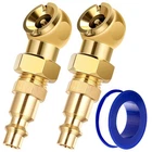 Portable Air Chucks Tire Inflator Nozzle Metal 2PACK E1I51676 New. Price: $14.84.