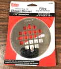 Oatey #42005 4-1/4" Stainless Steel Shower Drain Cover Strainer New. Price: $8.95.