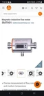 Ifm Efector SM7001 Magnetic-inductive Flow Meter, 0.06 13.20 Gsm New. Price: $100.00.