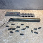 Iscar Grooving 45 Deg. Boring Bar Ghiur 19U, 3/4 Shank, Long- 17 Inserts Used. Price: $80.00.