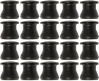 Loc-line Black 1/4" End Cap 3 Packs Of 20 New. Price: $53.04.