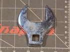 Snap On 1/2" Drive Open End Crowfoot Wrench 3/8" SCO44 Chrome Buffed Used. Price: $28.49.