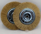 Brass Bench Grinder Wire Wheel Metal 1/2" & 5/8" Arbor, Norton New Lot Of. Price: $14.00.