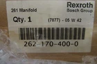 Rexroth Bosch 262 170 400 Model 261 Manifold 7877 05 42 New. Price: $100.00.
