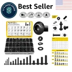 Precision Metric Screw Kit - 2200PCS Assorted Sizes, Black Zinc Coated New. Price: $31.99.