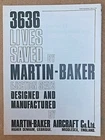 1974 Aircraft Advert 3636 Lives Saved To Date By Martin Baker Ejection Seats Mba Used. Price: $13.40.