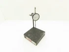 Mitutoyo 6X6X2" Graplate Granite Indicator Stand Inspection Adj Arm W/gage Used. Price: $199.99.