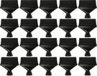 1/4" Black Swivel Nozzles 60 (pack Of 20) Loc-line Usa 49450-BLK New. Price: $71.00.