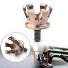 Bronze Imperial Crown Style Rear Seat Bolt Tab Screw Cap Mount For Harley 96-UP New. Price: $14.54.