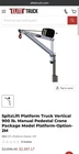 Spitzlift Manual Pedestal Crane PLATFORM-OPTION-2M Vertical 900 Lb Capacity Used. Price: $1200.00.