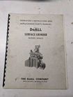 Doall DH612 Surface Grinder Parts List Book Manual Operator Instruction 1961 Used. Price: $146.48.