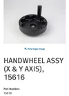 Prototrak Cnc Milling Handwheel Assembly Axis Used. Price: $150.00.