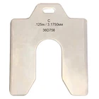Manufacturer Varies Slotted Shim X 4" 0.125", PK5 36D756 New. Price: $43.40.
