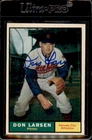 Don Larsen 1961 Topps #177 Kansas City Athletics Autographed Baseball Card. Price: $50.00.