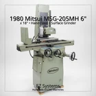 1980 Mitsui MSG-205MH 6" X 18" Hand Feed Surface Grinder Used. Price: $4542.50.