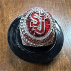 St. John's University Big East 2025 Championship Ring W/ Crystal, Red/silver New. Price: $180.00.