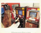 1991 Press Photo Angela Gates Plays Video Poker Machine, South Carolina Unspecified. Price: $24.99.