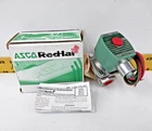 New Asco Red Hat Solenoid Valve 120 Vac 1/2" Npt 8222G060. Price: $247.49.