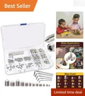 Durable 240 Pcs Metric Set Screws Assortment Kit M3-M8 With Precision Allen Keys New. Price: $15.98.