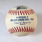 2021 Washington National Marlin Game Used Baseball Voth Lewis Brinson Rbi Single. Price: $38.99.