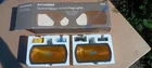 Nos Vintage Sylvania Gte Amber Quartz Halogen Fog Lights Kit 80S Racing Usa Made New. Price: $119.00.