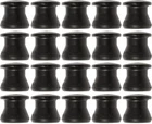 1/4" Black End Caps (pack Of 20) Loc-line Usa 49447-BLK New. Price: $18.10.