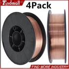 Findmall 4 Pack 0.030" (0.8MM) ER70S-6 Mild Steel Mig Welding Wire 10-LB Roll New. Price: $84.15.