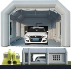 26X13X10FT Inflatable Paint Booth Job Tent & Ul Blowers / Chn To Global By Dhl New. Price: $989.99.