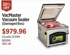 Vacmaster VP230 Chamber Vacuum Sealer, Commercial Machine For Food New. Price: $979.96.