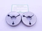 New 7/8 20 Unjef 3A Thread Ring Gages .8750 Go No P.d.'s = .8425 & .8392. Price: $609.99.