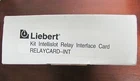 Liebert Sola Siemens Relaycard Interface Kit New. Price: $150.00.