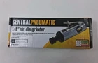 Central Pneumatic 1/4" Air Die Grinder Compact One Hand Operation Item 92144 Open. Price: $17.95.